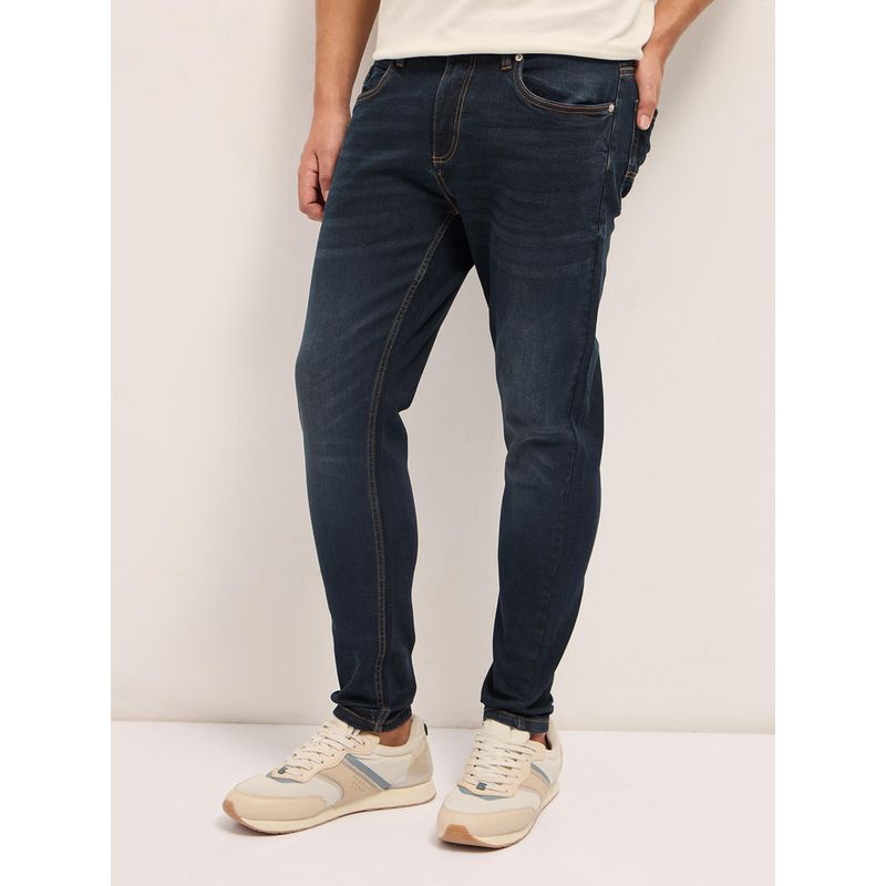 THE BEAR HOUSE Mens Medium Blue Skinny Fit Jeans (28)