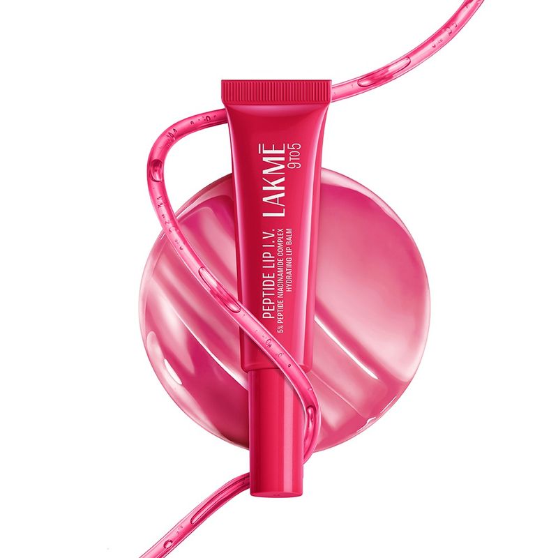 Lakme Peptide Lip IV Hydrating Lip Balm - Peptalk Pink