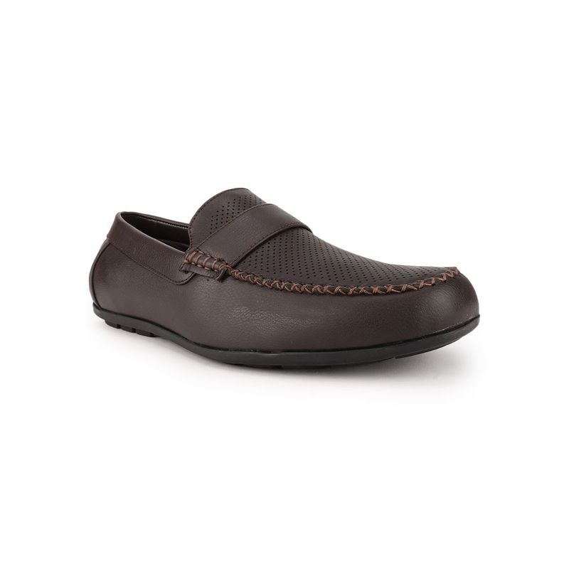 Bata Solid Brown Loafers (UK 10)