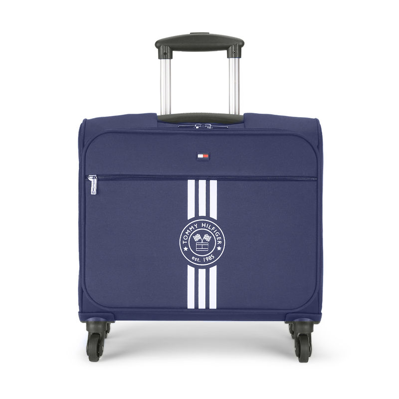 Buy Tommy Hilfiger Planetary Plus Pro Blue Soft Sided Overnighter 45Ltrs 15 Inch Laptop Capacity S Online