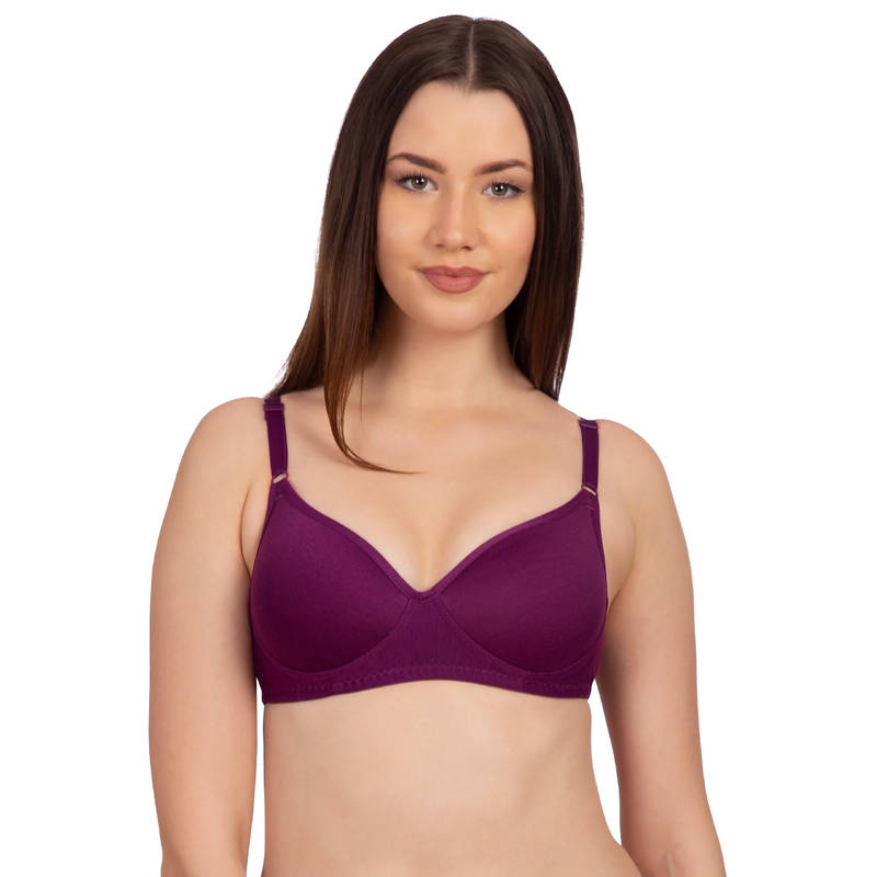 Komli Lightly Padded T-Shirt Bra - Magenta (32B)