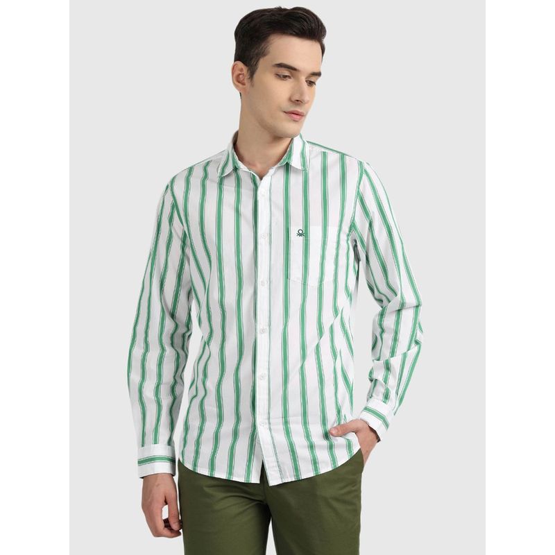 United Colors Of Benetton Stripe Shirts (XL)
