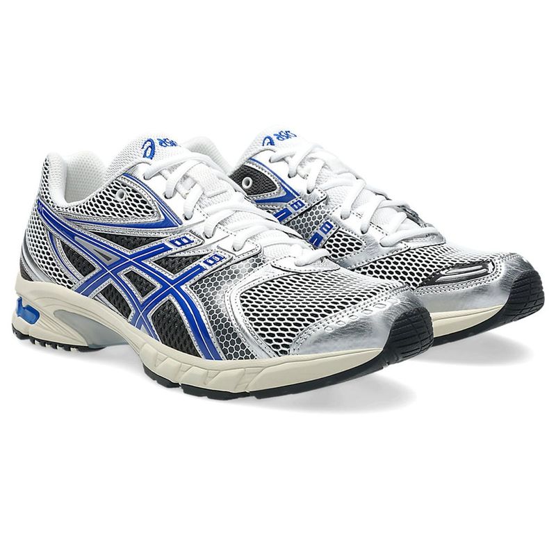 ASICS GEL-DS TRAINER 14 Unisex Silver Sneakers (UK 6)