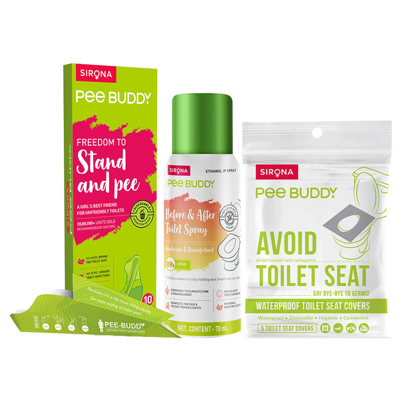 Peebuddy Waterproof Toilet Seat Covers With Citrus Toilet Seat