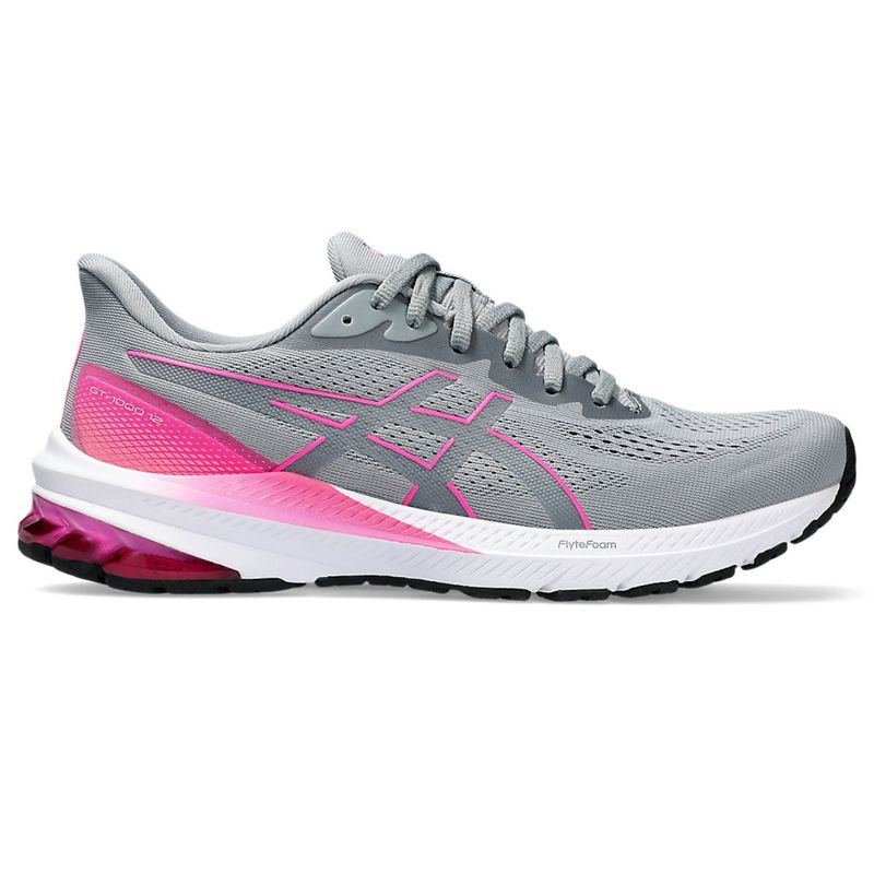 ASICS Gt-1000 12 Grey Womens Running Shoes (UK 9)