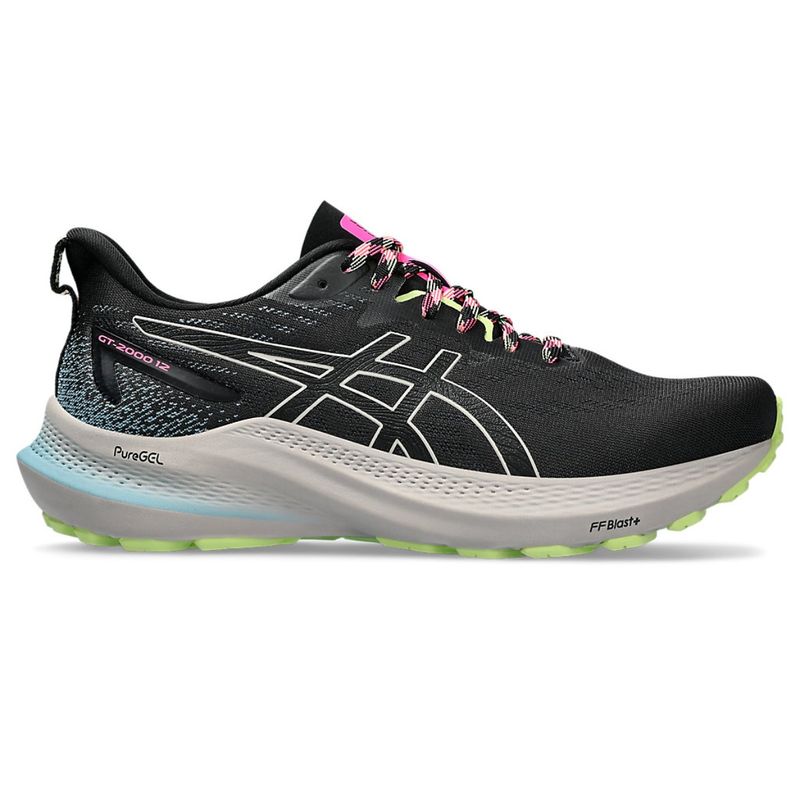 ASICS Gt-2000 12 Tr Black Womens Running Shoes (UK 8)