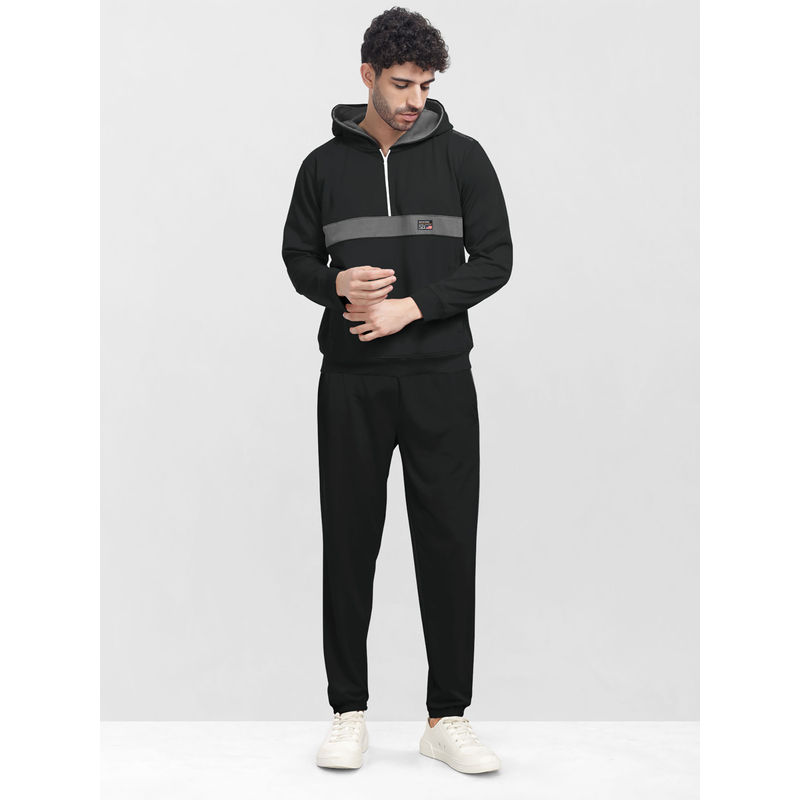 BULLMER Black Trendy Clothing Co-Ord (Set of 2) (2XL)