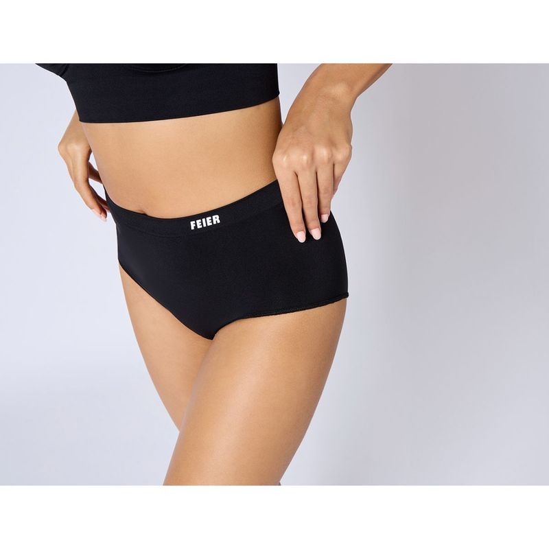 FEIER Peach Perfect Brief Black (S)