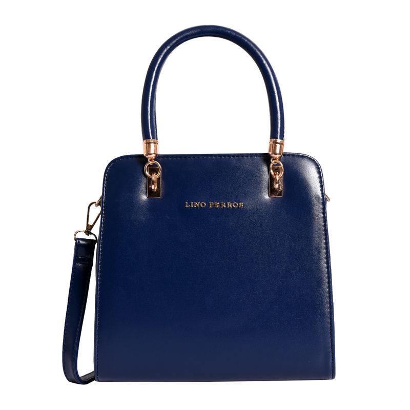Lino Perros Blue Faux Leather Handbag: Buy Lino Perros Blue Faux Leather  Handbag Online at Best Price in India