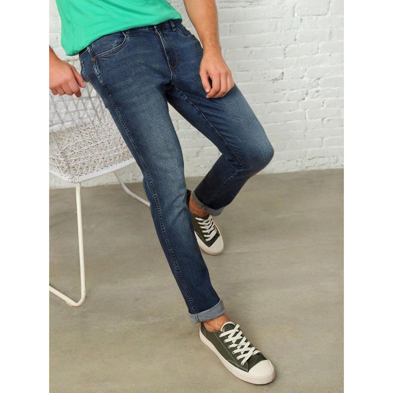 Wrangler Men's Skanders Blue Jeans (Slim) (34)