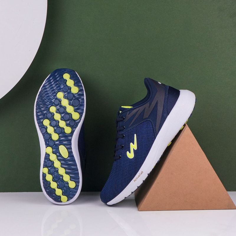 Campus Royce-2 Running Shoes (cg-248-g-blu-grn) - Uk 6