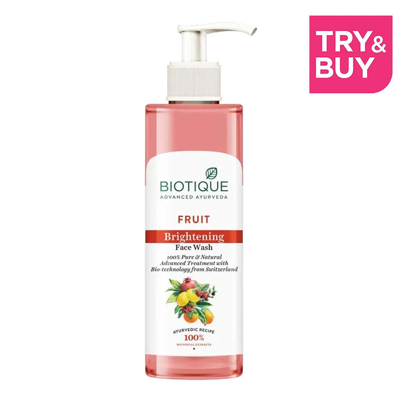 Biotique Fruit Brightening Face Wash Buy Biotique Fruit Brightening