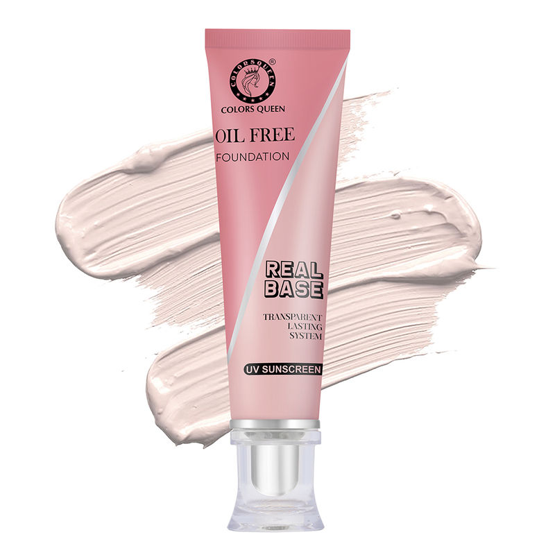 Colors Queen Real Base Oil Free Foundation - Sheer Ivory 01