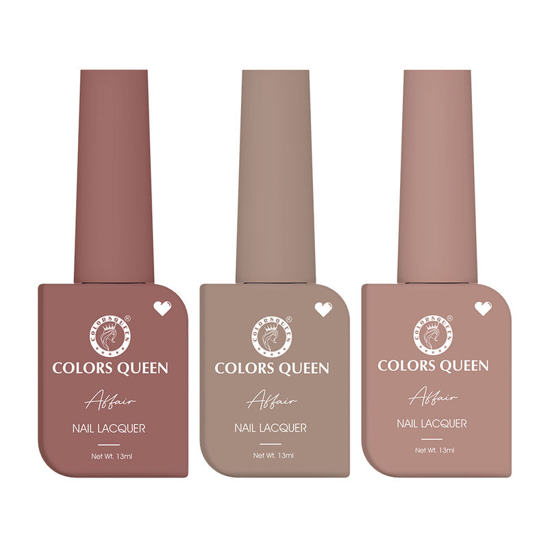 Colors Queen Affair Nail Lacquer Combo of 3 (Set - 02)
