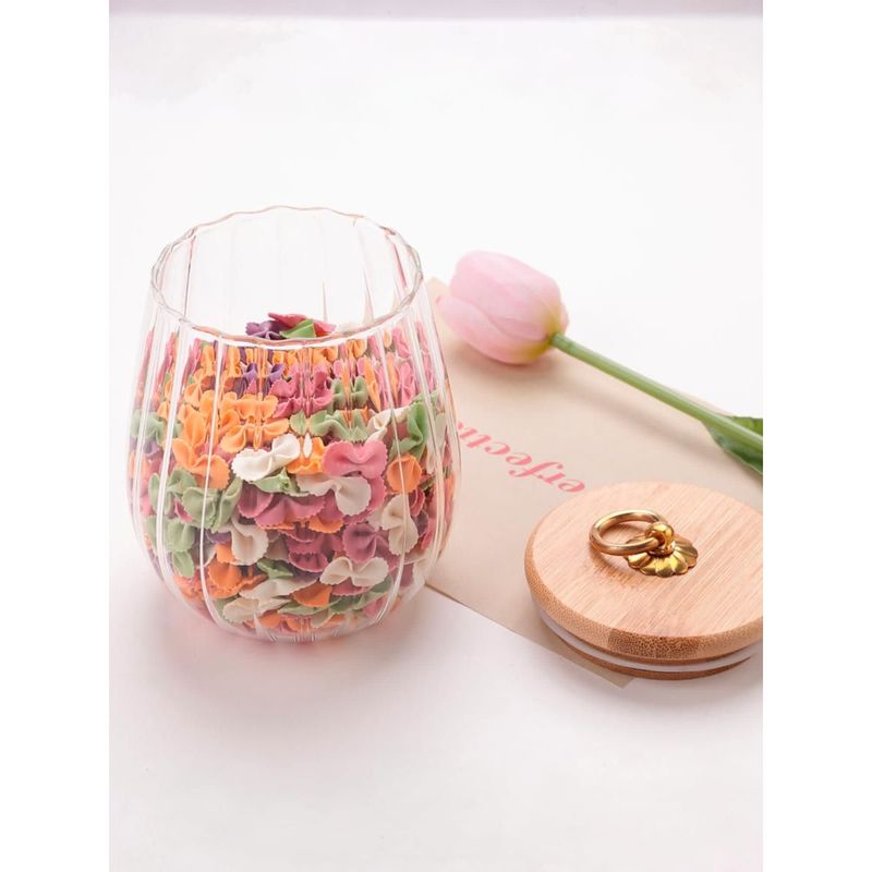 UMAI Borosilicate Jar with Lid (Pack of 2) (S)