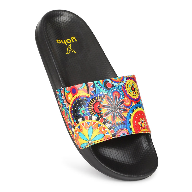 Yoho Tropical Women Slides Stylish And Comfortable (UK 4)