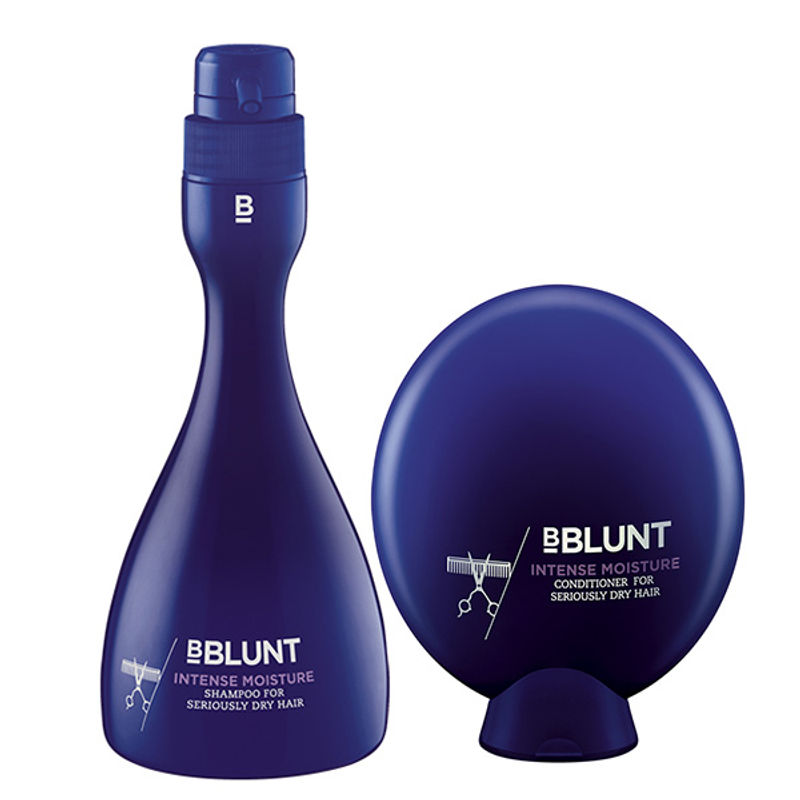 BBLUNT Intense Moisture Shampoo + Conditioner, For ...
