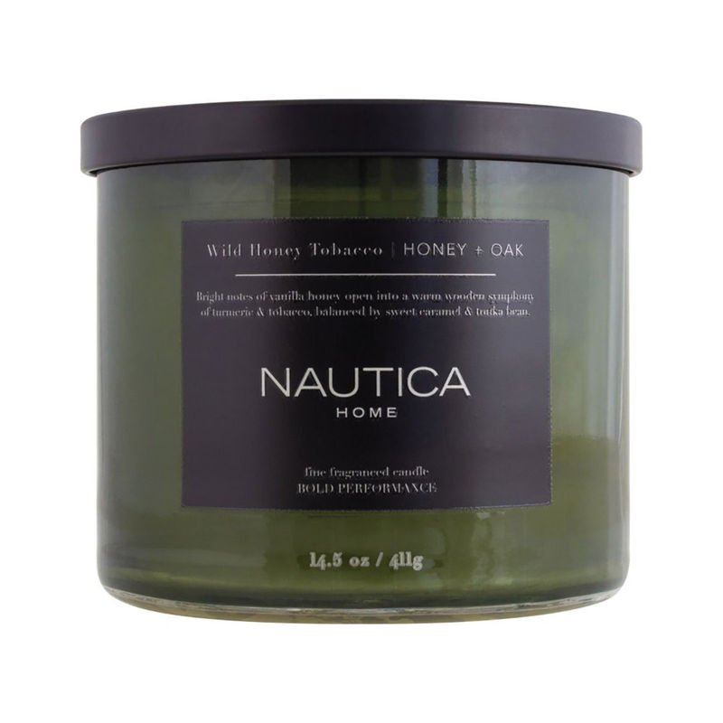 Buy Nautica Candles Wild Honey Tobacco Fragranced Candle Online