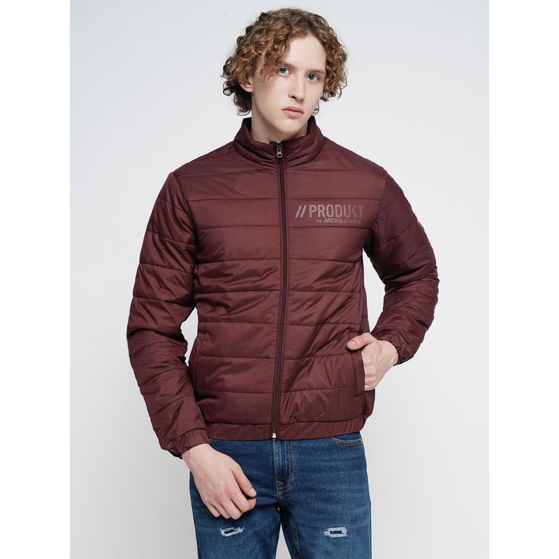 Jack and jones burgundy jacket outlet