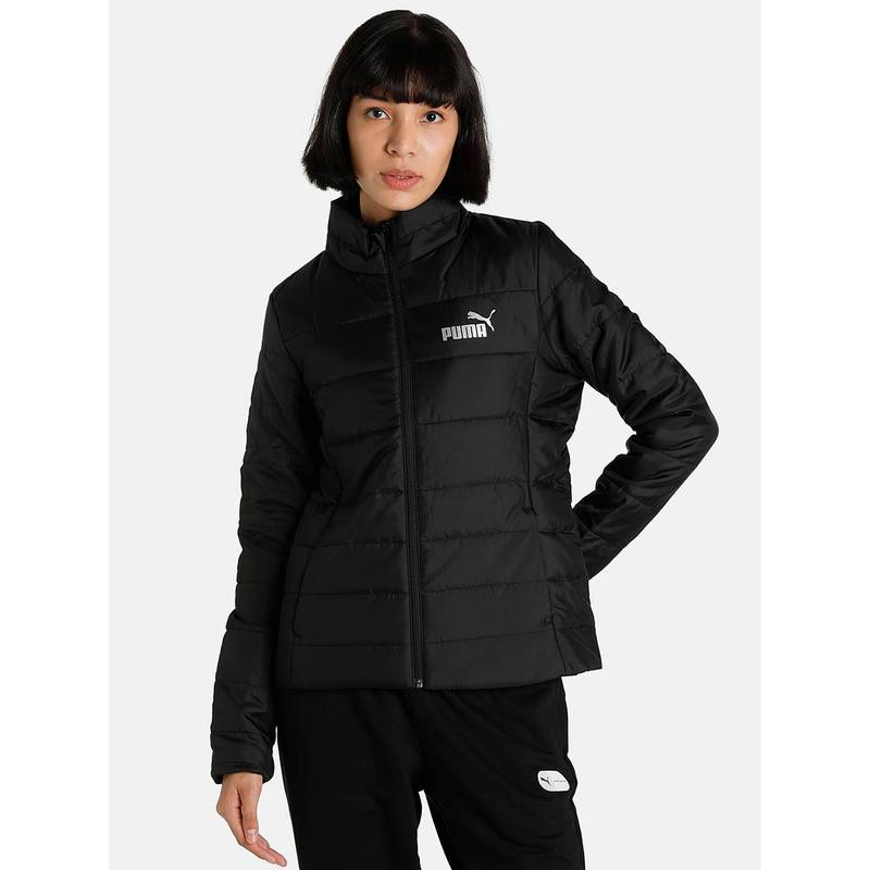 Puma Ws Lightweight Padded Black Jacket (XS)