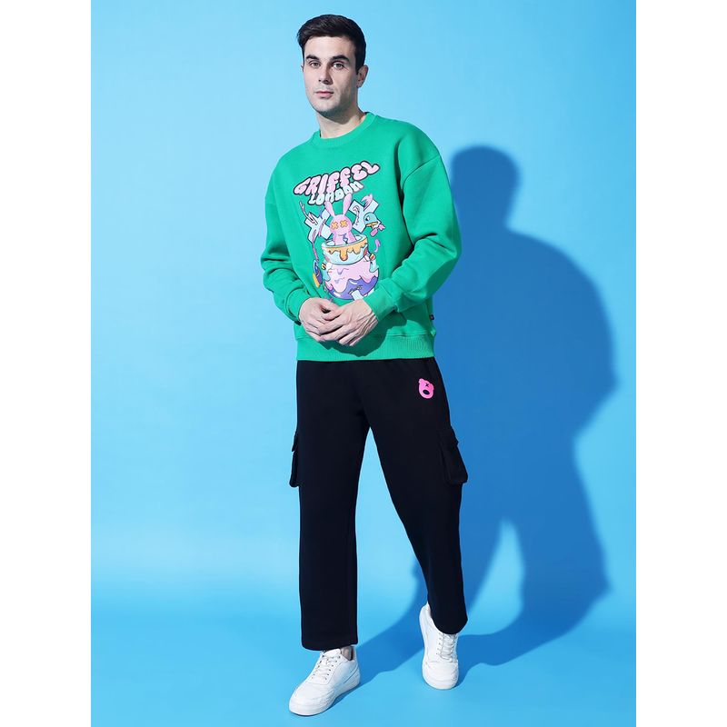 Griffel Bubble Bunny Oversized Green Tracksuit (Set of 2) (S)