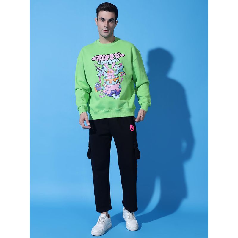 Griffel Bubble Bunny Oversized Parrot Green Tracksuit (Set of 2) (S)