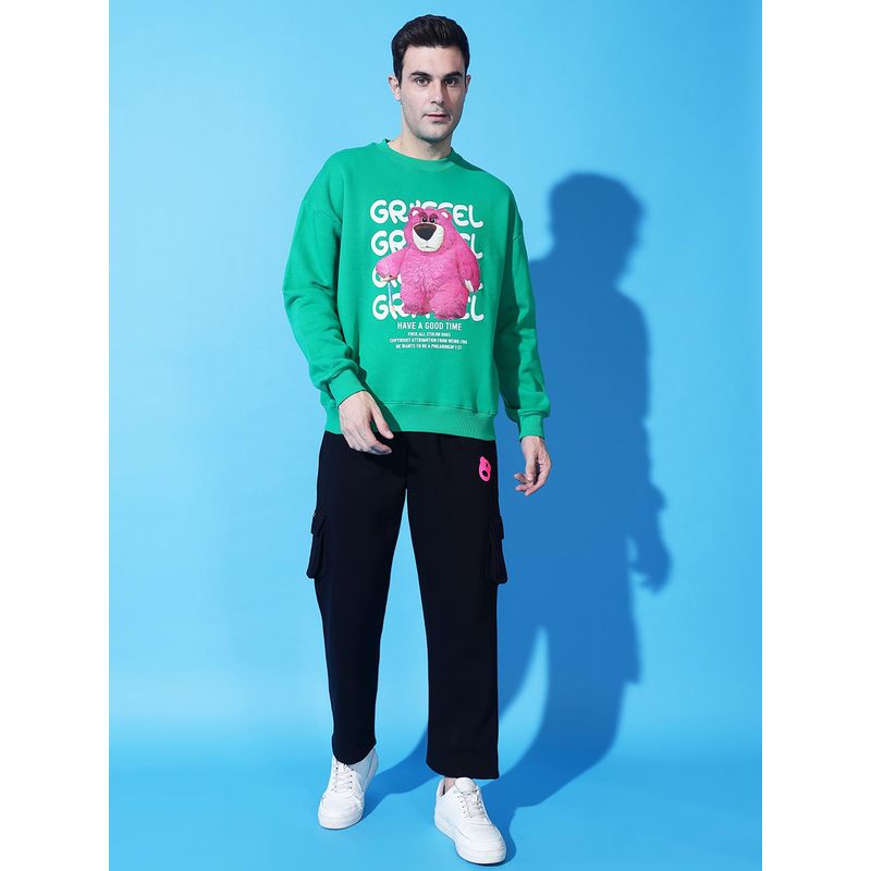 Griffel Teddy Oversized Fit Green Tracksuit (Set of 2) (S)