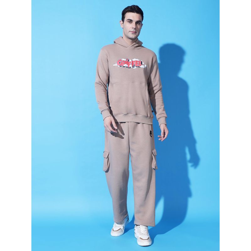 Griffel Cloud Regular Fit Camel Tracksuit (Set of 2) (M)