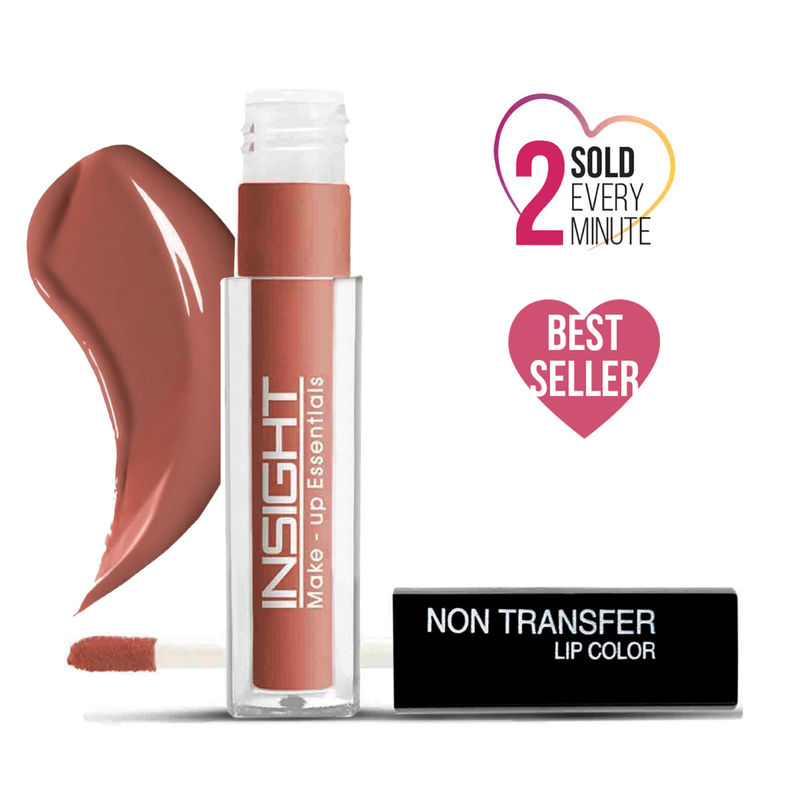 Insight Cosmetics Non-Transfer Lip Color, 12hr Long Lasting Matte Lips, Moisturizing & Light Weight - 27 Top Notch