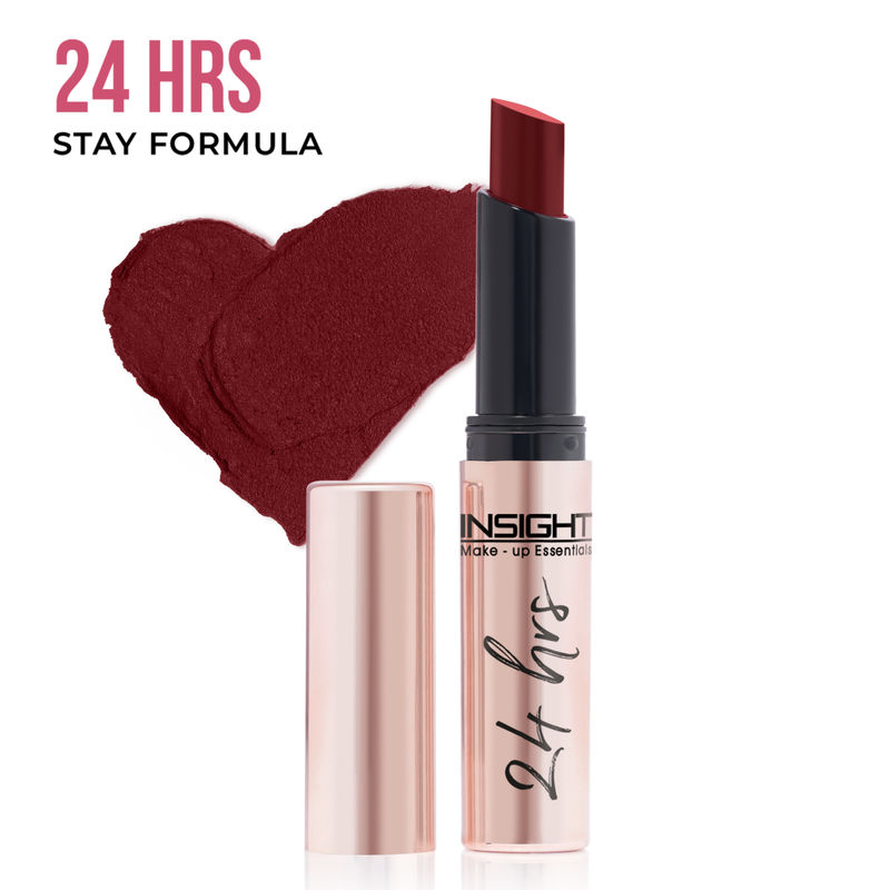 Insight Cosmetics 24 Hrs Non Transfer Matte Lipstick, Creamy Texture Matte Finish, Waterproof - Forget Me !
