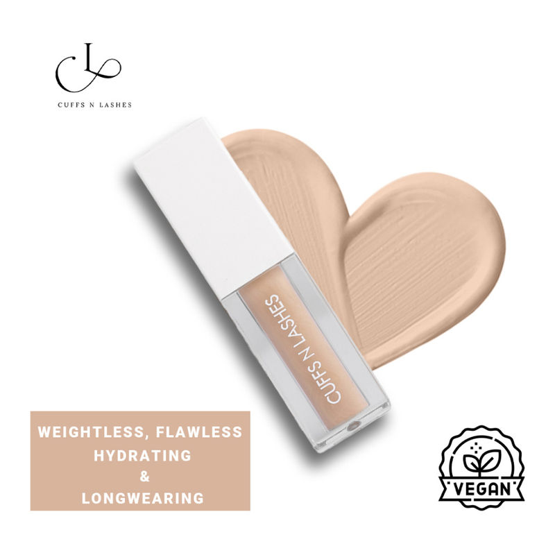 CUFFS N LASHES Cover It All Liquid Concealer - 06 Almond