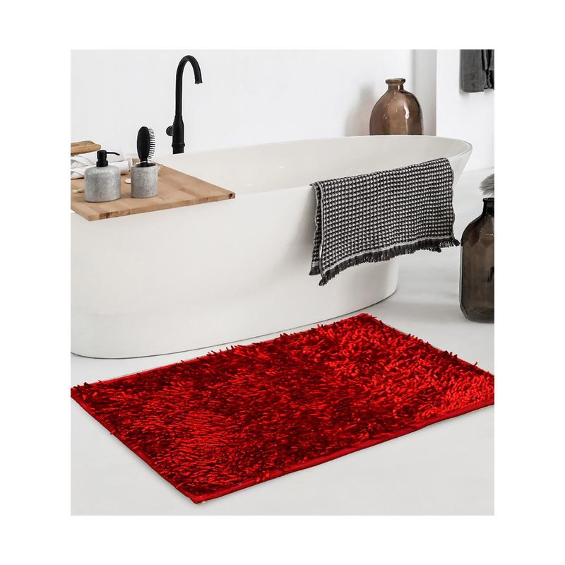 Buy Cortina Red Bathroom Mat Online