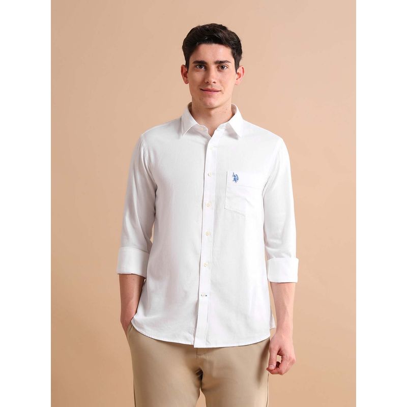 U.S. POLO ASSN. Cotton Dobby Shirt (S)