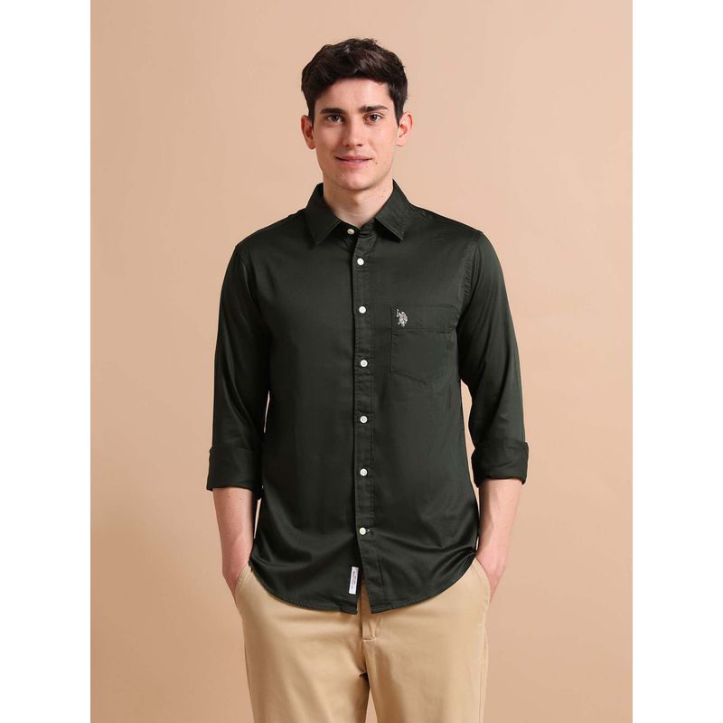 U.S. POLO ASSN. Evening Satin Shirt (L)