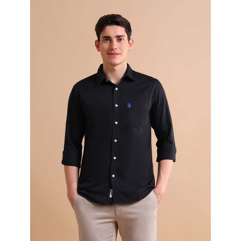 U.S. POLO ASSN. Tailored Satin Shirt (L)