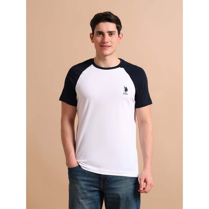 U.S. POLO ASSN. Varsity Colour Block T-Shirt (M)