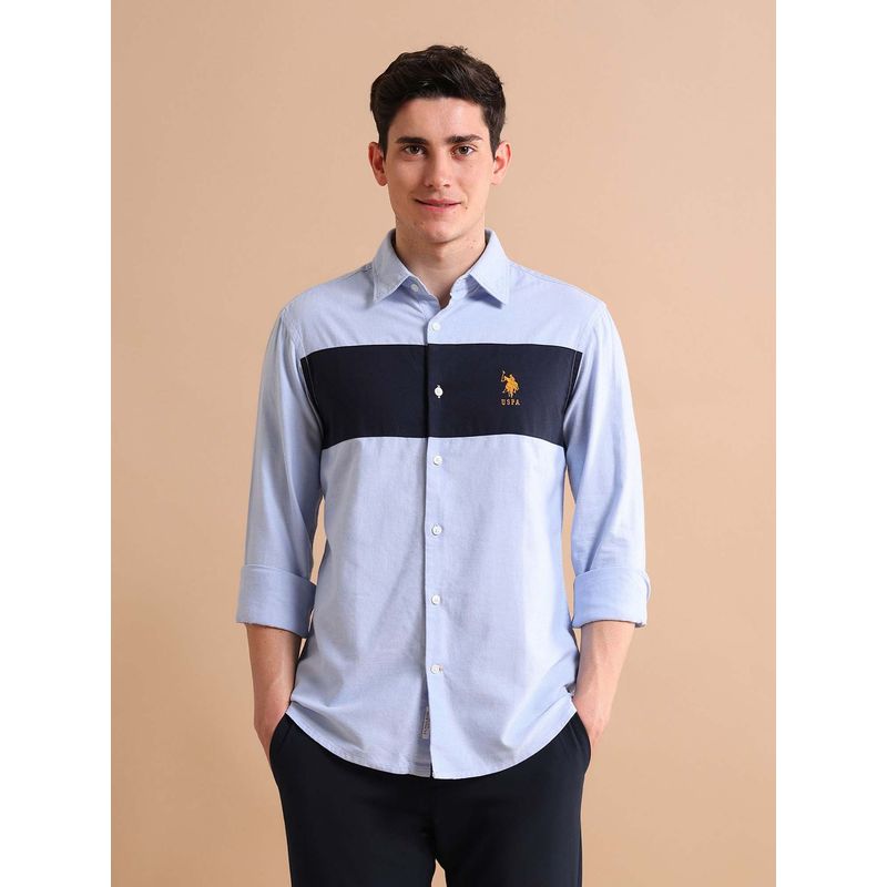 U.S. POLO ASSN. Stretchy Oxford Shirt (L)