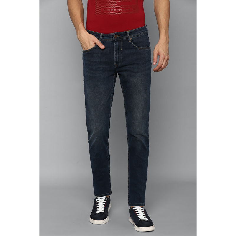 Louis Philippe Navy Blue Jeans (38)