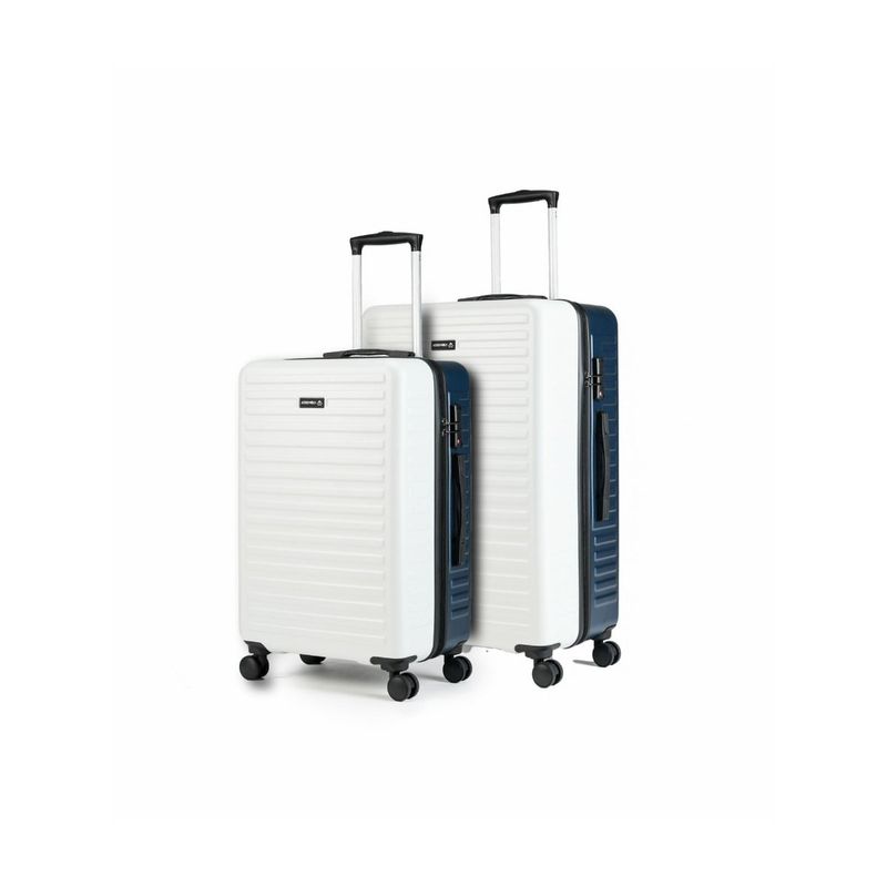 Buy Assembly Medium & Large Checkin Luggage Set of 2 Blue White Online
