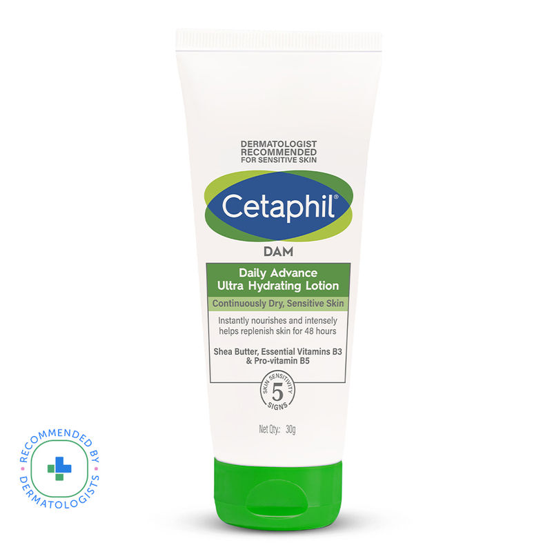 Cetaphil Dam Daily Advance Ultra Hydrating Lotion With Shea Butter & Niacinamide Sensitive Skin