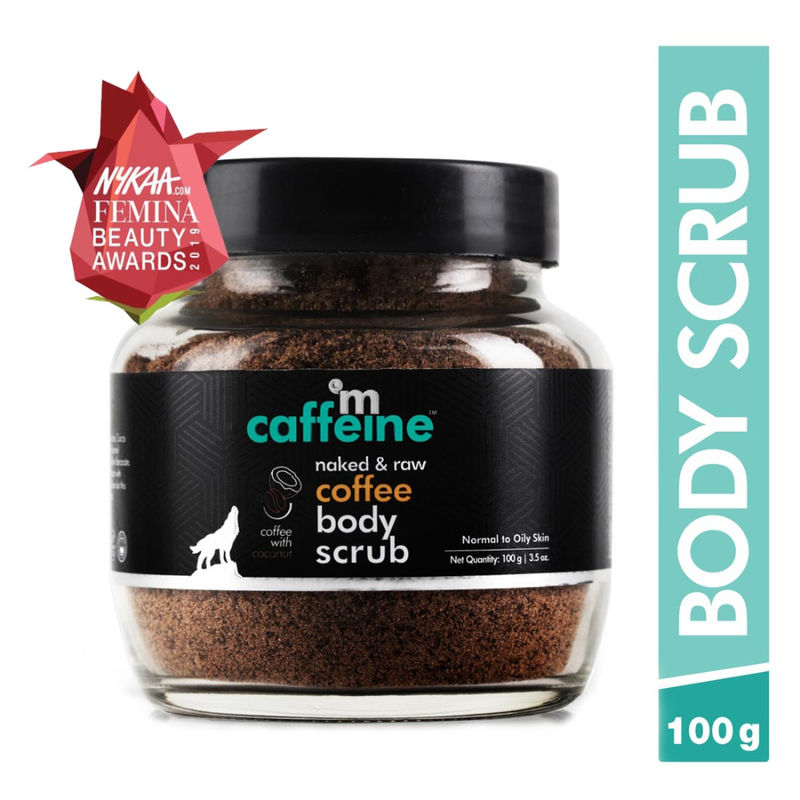 MCaffeine Exfoliating Coffee Body Scrub for Tan Removal & Soft-Smooth Skin - 100% Natural & Vegan