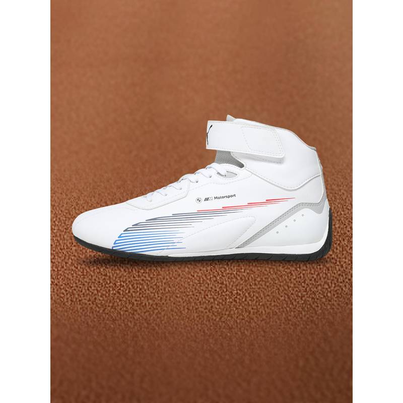 Puma White Bmw Mms Neo Cat Mid 2.0 Motorsport Sneakers (UK 8)