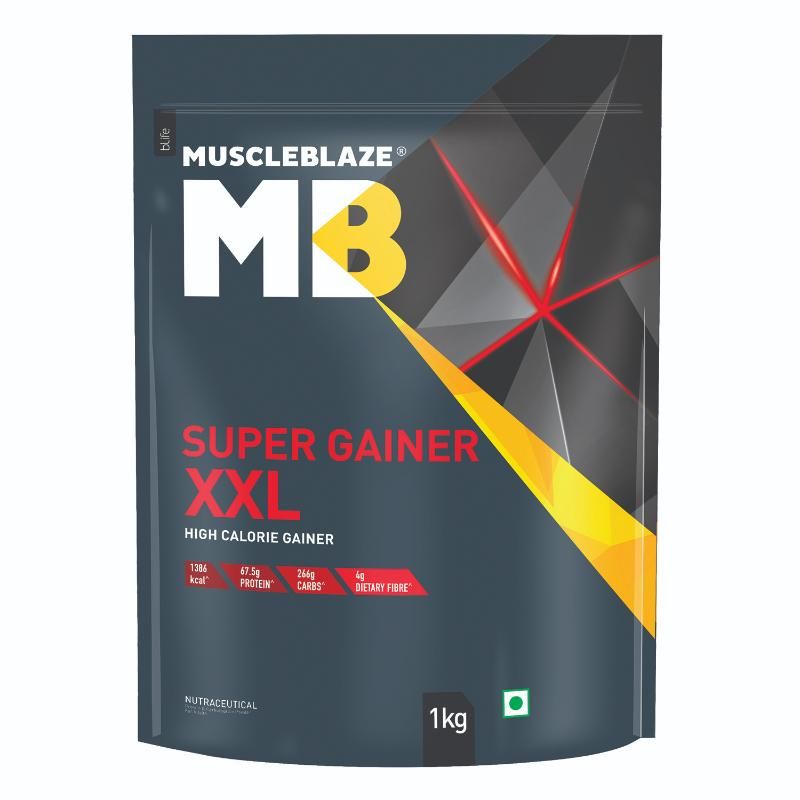 MuscleBlaze Super Gainer Xxl Mass Gainers - Chocolate