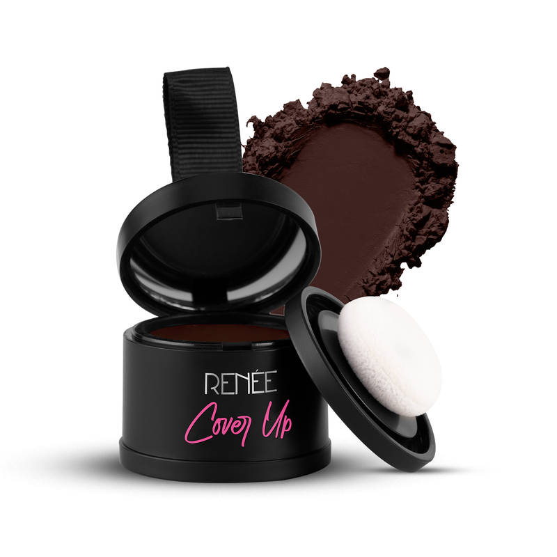RENEE Cover-Up Hair Powder For Men & Women, For Instant Grey Hair Coverage & Root Touch-Up- Brown