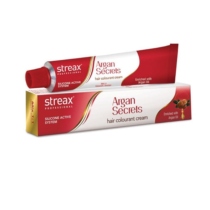 Streax Professional Argan Secrets Hair Colourant Cream - Reddish Brown 4.6