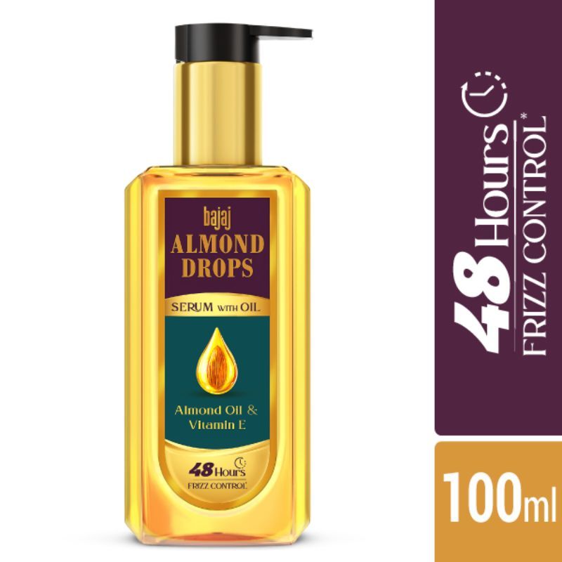 Bajaj Almond Drops Hair Serum With Almond Oil And Vitamin E For 48