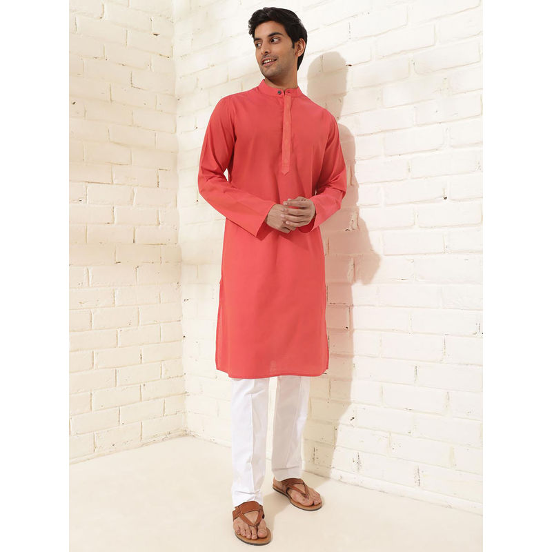 Fabindia Coral Cotton Slim Fit Kurta (XS)