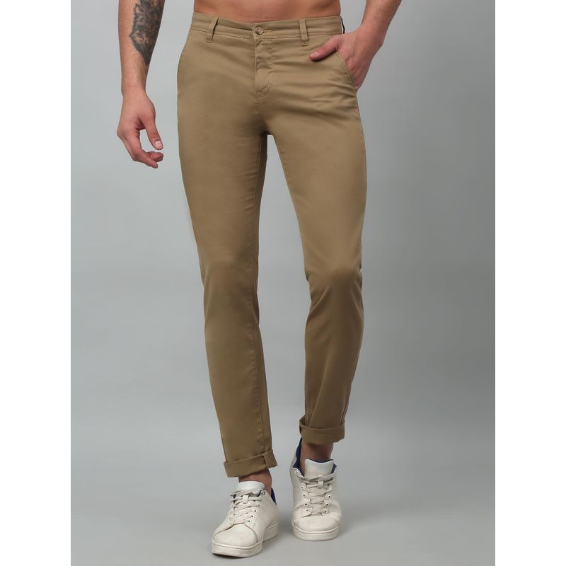 Cantabil Khaki Solid Trouser (30)