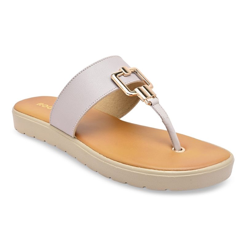 ROCIA Regal By Lavender Women Solid Casual Flats (EURO 36)