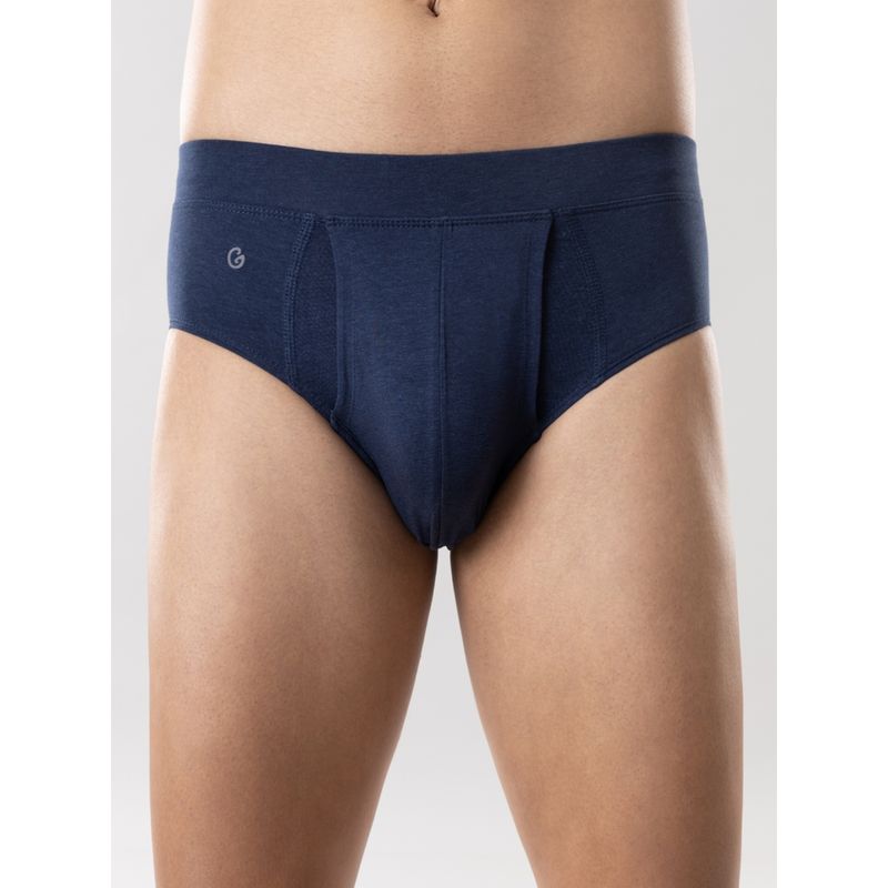 GLOOT Anti Odor Cotton Tencel Cooling Brief-GLI001-Dress Blues (S)